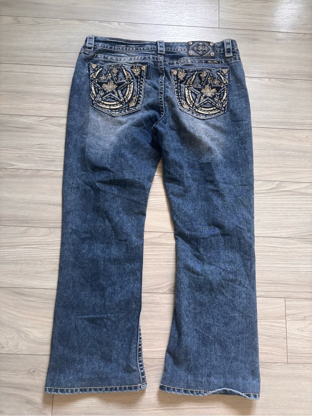 Miss me Embellished Dark Blue Jeans 34